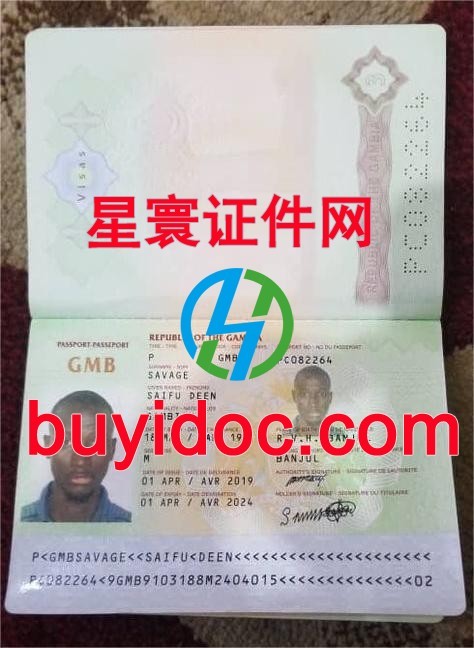 定制冈比亚护照