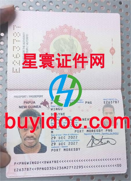 定制巴布亚新几内亚护照