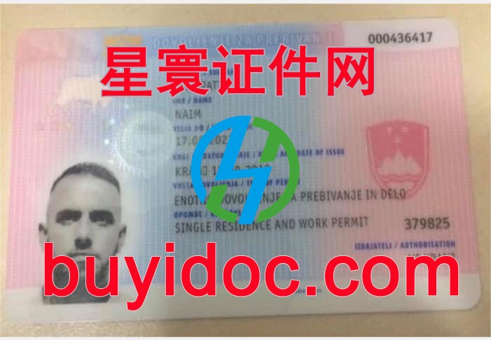 定制斯洛文尼亚居留证(许可)