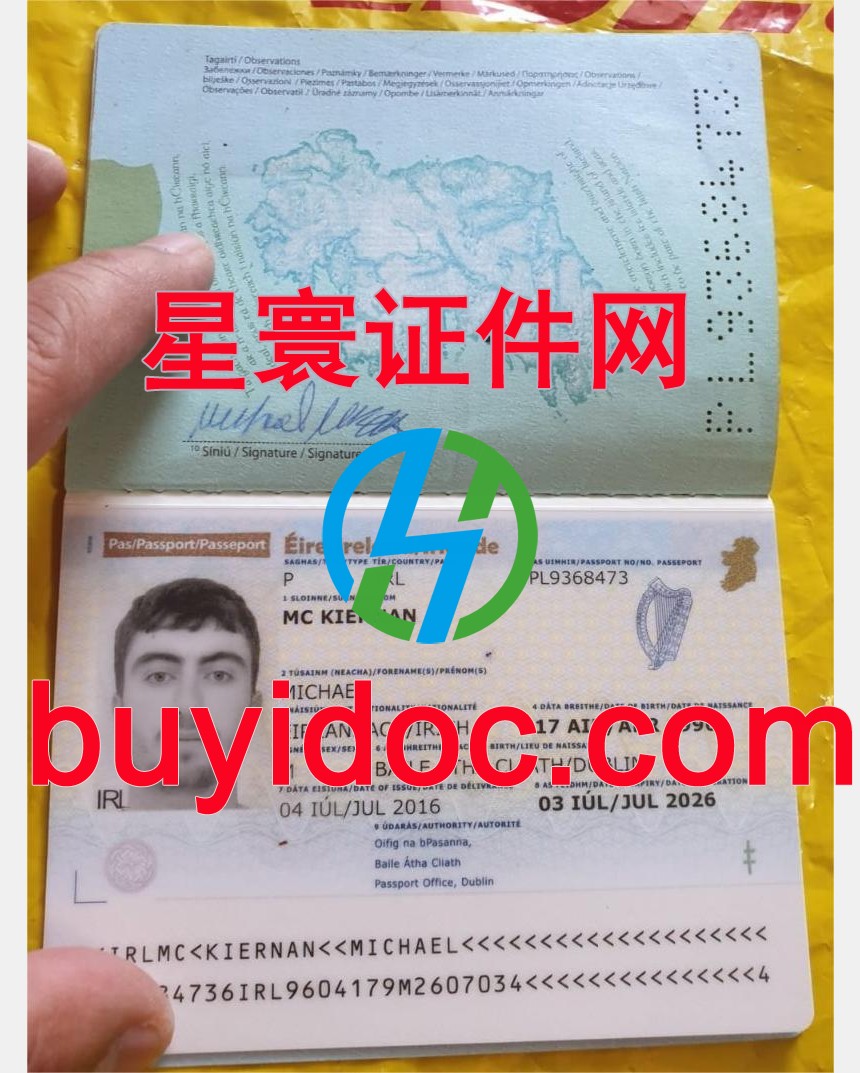 定制爱尔兰护照