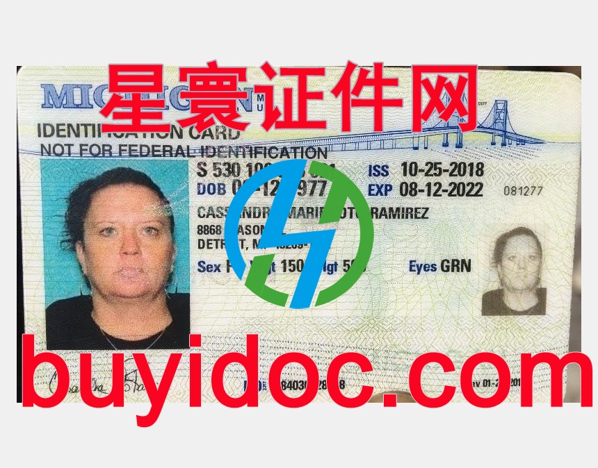 定制美国密歇根州身份证