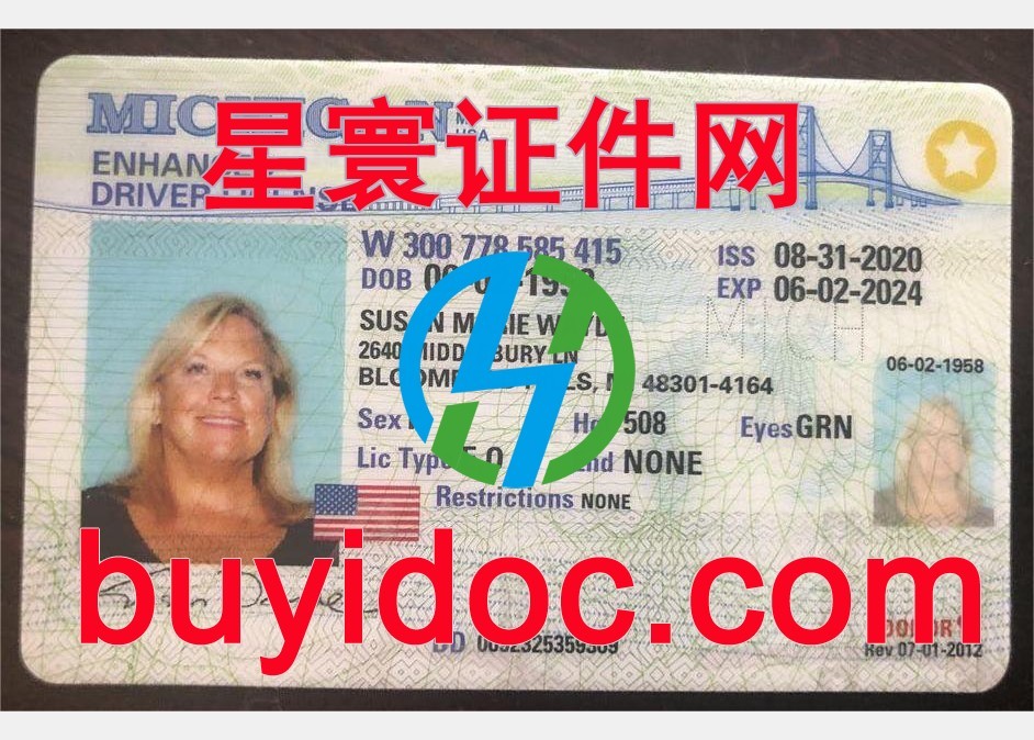 定制美国密歇根州驾驶证